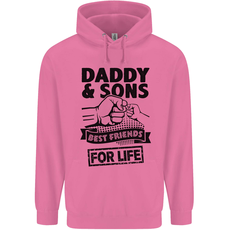 Daddy & Sons Best Friends Father's Day Mens 80% Cotton Hoodie Azelea
