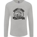 Daddy & Sons Best Friends Father's Day Mens Long Sleeve T-Shirt Sports Grey