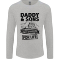 Daddy & Sons Best Friends Father's Day Mens Long Sleeve T-Shirt Sports Grey