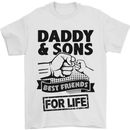 Daddy & Sons Best Friends Father's Day Mens T-Shirt Cotton Gildan White