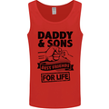 Daddy & Sons Best Friends Father's Day Mens Vest Tank Top Red
