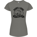 Daddy & Sons Best Friends Father's Day Womens Petite Cut T-Shirt Charcoal