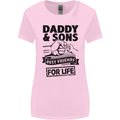 Daddy & Sons Best Friends Father's Day Womens Wider Cut T-Shirt Light Pink