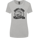 Daddy & Sons Best Friends Father's Day Womens Wider Cut T-Shirt Sports Grey
