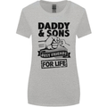 Daddy & Sons Best Friends Father's Day Womens Wider Cut T-Shirt Sports Grey