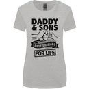 Daddy & Sons Best Friends Father's Day Womens Wider Cut T-Shirt Sports Grey