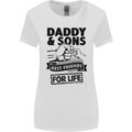 Daddy & Sons Best Friends Father's Day Womens Wider Cut T-Shirt White