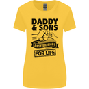 Daddy & Sons Best Friends Father's Day Womens Wider Cut T-Shirt Yellow