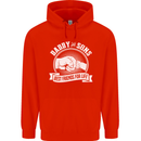 Daddy & Sons Best Friends for Life Childrens Kids Hoodie Bright Red