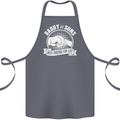 Daddy & Sons Best Friends for Life Cotton Apron 100% Organic Steel