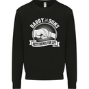 Daddy & Sons Best Friends for Life Kids Sweatshirt Jumper Black