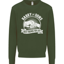 Daddy & Sons Best Friends for Life Kids Sweatshirt Jumper Forest Green