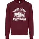 Daddy & Sons Best Friends for Life Kids Sweatshirt Jumper Maroon