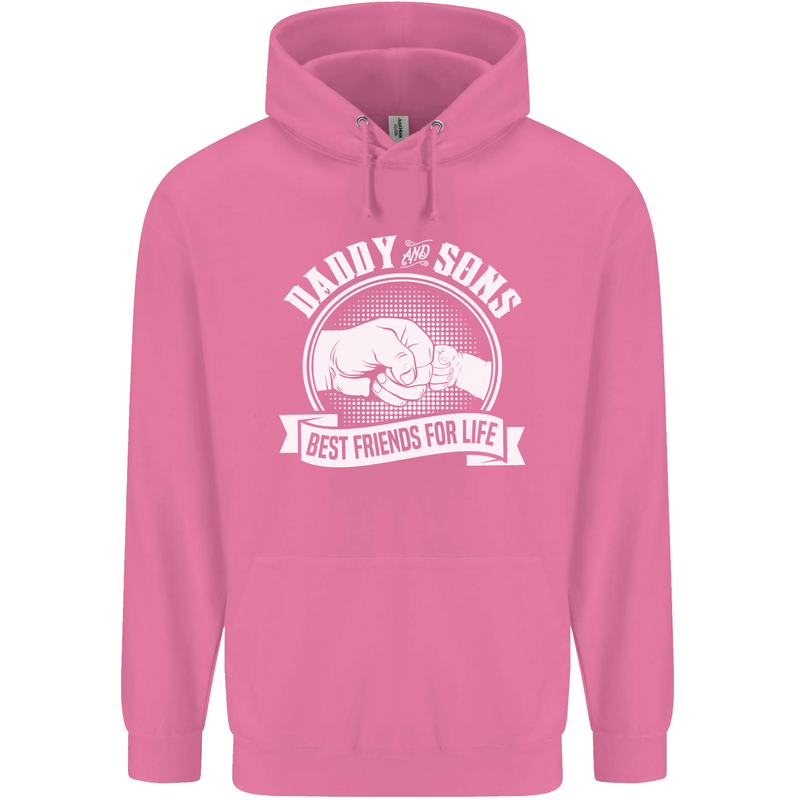 Daddy & Sons Best Friends for Life Mens 80% Cotton Hoodie Azelea