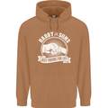 Daddy & Sons Best Friends for Life Mens 80% Cotton Hoodie Caramel Latte