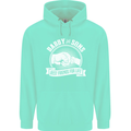 Daddy & Sons Best Friends for Life Mens 80% Cotton Hoodie Peppermint