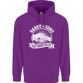 Daddy & Sons Best Friends for Life Mens 80% Cotton Hoodie Purple