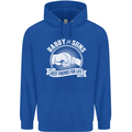 Daddy & Sons Best Friends for Life Mens 80% Cotton Hoodie Royal Blue