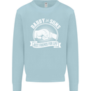 Daddy & Sons Best Friends for Life Mens Sweatshirt Jumper Light Blue