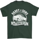 Daddy & Sons Best Friends for Life Mens T-Shirt Cotton Gildan Forest Green