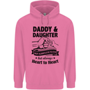 Daddy and Daughter Funny Father's Day Childrens Kids Hoodie Azalea