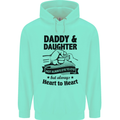 Daddy and Daughter Funny Father's Day Childrens Kids Hoodie Peppermint