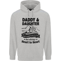 Daddy and Daughter Funny Father's Day Childrens Kids Hoodie Sports Grey