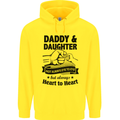 Daddy and Daughter Funny Father's Day Childrens Kids Hoodie Yellow