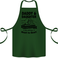 Daddy and Daughter Funny Father's Day Cotton Apron 100% Organic Forest Green