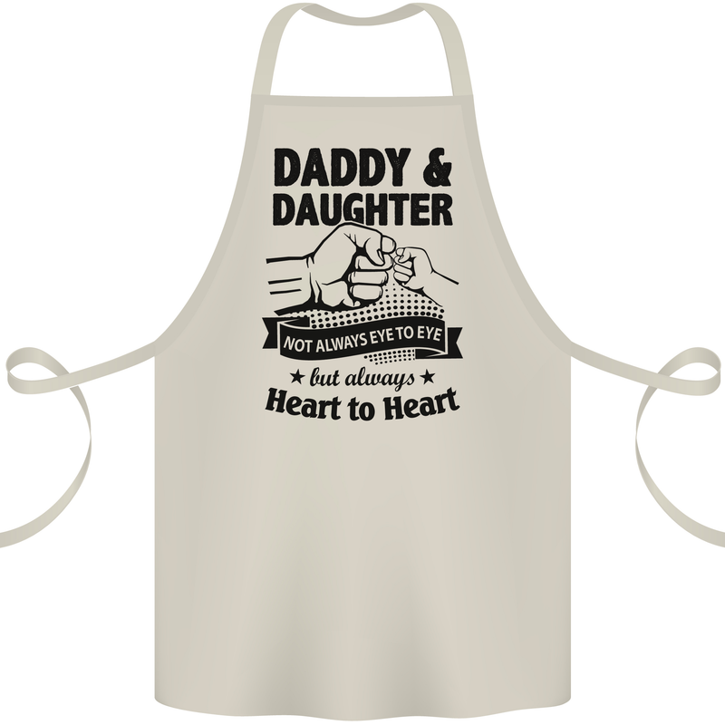 Daddy and Daughter Funny Father's Day Cotton Apron 100% Organic Natural