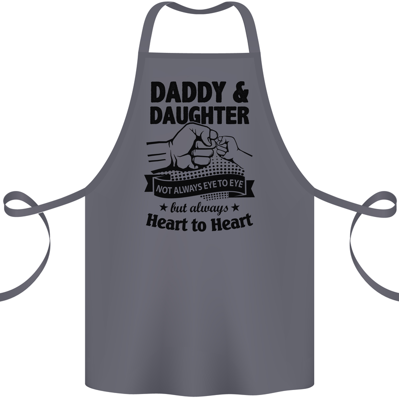 Daddy and Daughter Funny Father's Day Cotton Apron 100% Organic Steel