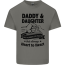 Daddy and Daughter Funny Father's Day Kids T-Shirt Childrens Charcoal