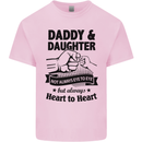 Daddy and Daughter Funny Father's Day Kids T-Shirt Childrens Light Pink