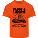 Daddy and Daughter Funny Father's Day Kids T-Shirt Childrens Orange