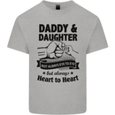 Daddy and Daughter Funny Father's Day Kids T-Shirt Childrens Sports Grey