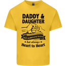 Daddy and Daughter Funny Father's Day Kids T-Shirt Childrens Yellow