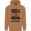 Daddy and Daughter Funny Father's Day Mens 80% Cotton Hoodie Caramel Latte