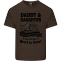 Daddy and Daughter Funny Father's Day Mens Cotton T-Shirt Tee Top Dark Chocolate
