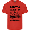 Daddy and Daughter Funny Father's Day Mens Cotton T-Shirt Tee Top Red
