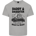 Daddy and Daughter Funny Father's Day Mens Cotton T-Shirt Tee Top Sports Grey