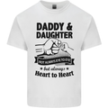 Daddy and Daughter Funny Father's Day Mens Cotton T-Shirt Tee Top White