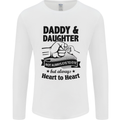 Daddy and Daughter Funny Father's Day Mens Long Sleeve T-Shirt White