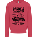 Daddy and Daughter Funny Father's Day Mens Sweatshirt Jumper Heliconia