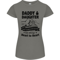 Daddy and Daughter Funny Father's Day Womens Petite Cut T-Shirt Charcoal
