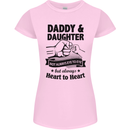 Daddy and Daughter Funny Father's Day Womens Petite Cut T-Shirt Light Pink