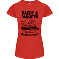 Daddy and Daughter Funny Father's Day Womens Petite Cut T-Shirt Red