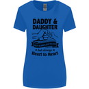 Daddy and Daughter Funny Father's Day Womens Wider Cut T-Shirt Royal Blue