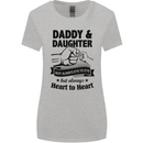 Daddy and Daughter Funny Father's Day Womens Wider Cut T-Shirt Sports Grey