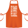 Daddy's Favourite Superhero Father's Day Cotton Apron 100% Organic Orange
