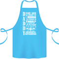 Daddy's Favourite Superhero Father's Day Cotton Apron 100% Organic Turquoise